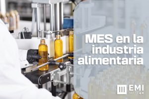Línea de envasado en planta alimentaria con MES para industria alimentaria de EMI Suite 4.0