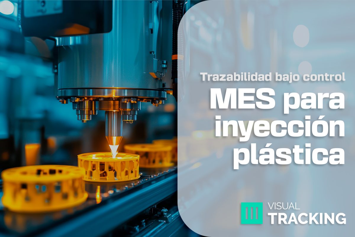 Máquina de inyección plástica en planta de fabricación gestionada con MES para inyección plástica de EMI Suite 4.0
